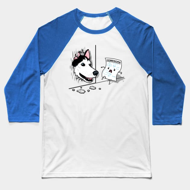 Homework in panic! Baseball T-Shirt by Raffiti